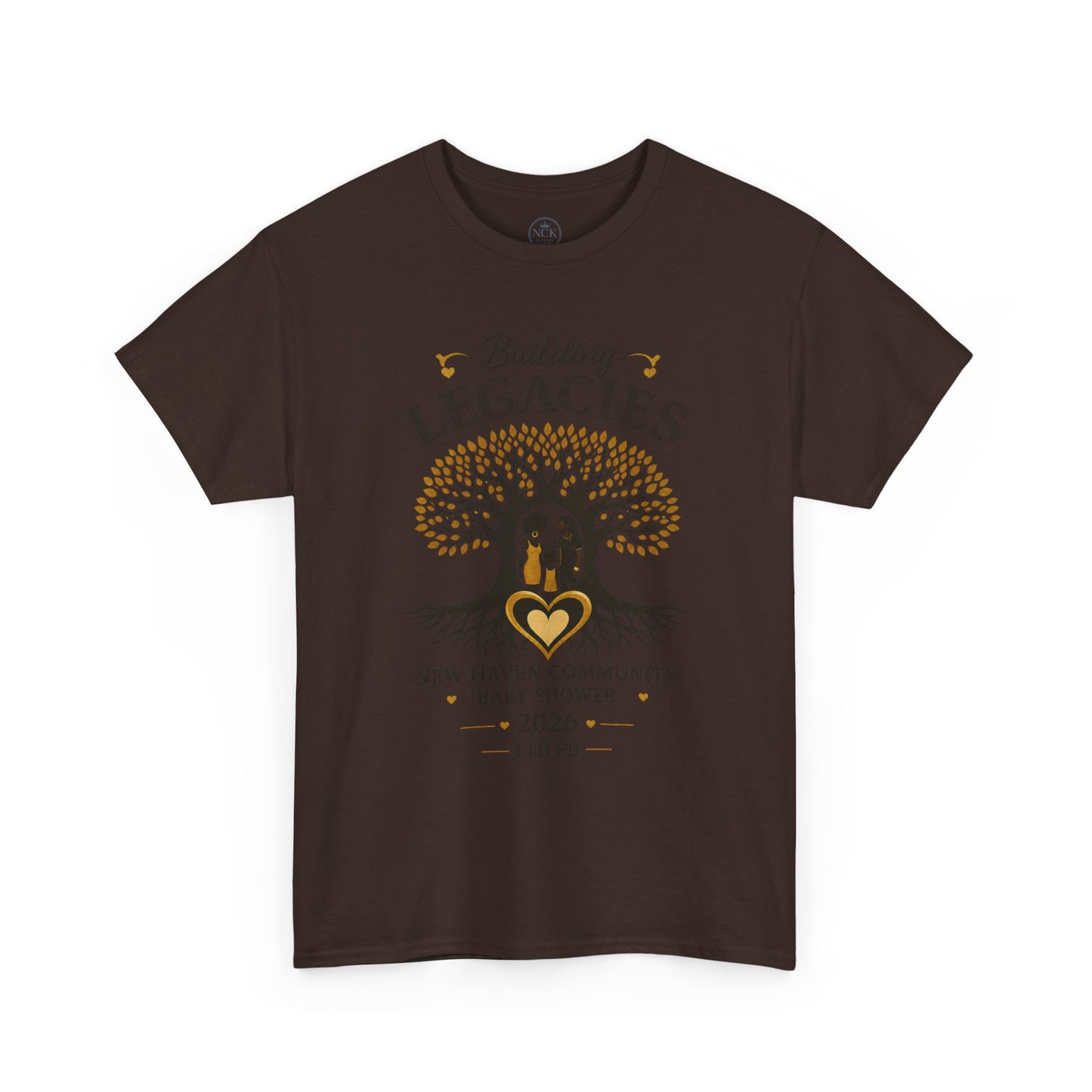 Building Legacies Baby Shower T-Shirt — New Haven Community 2026