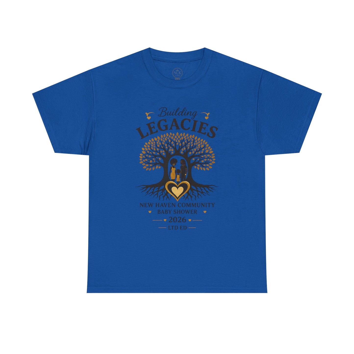 Building Legacies Baby Shower T-Shirt — New Haven Community 2026