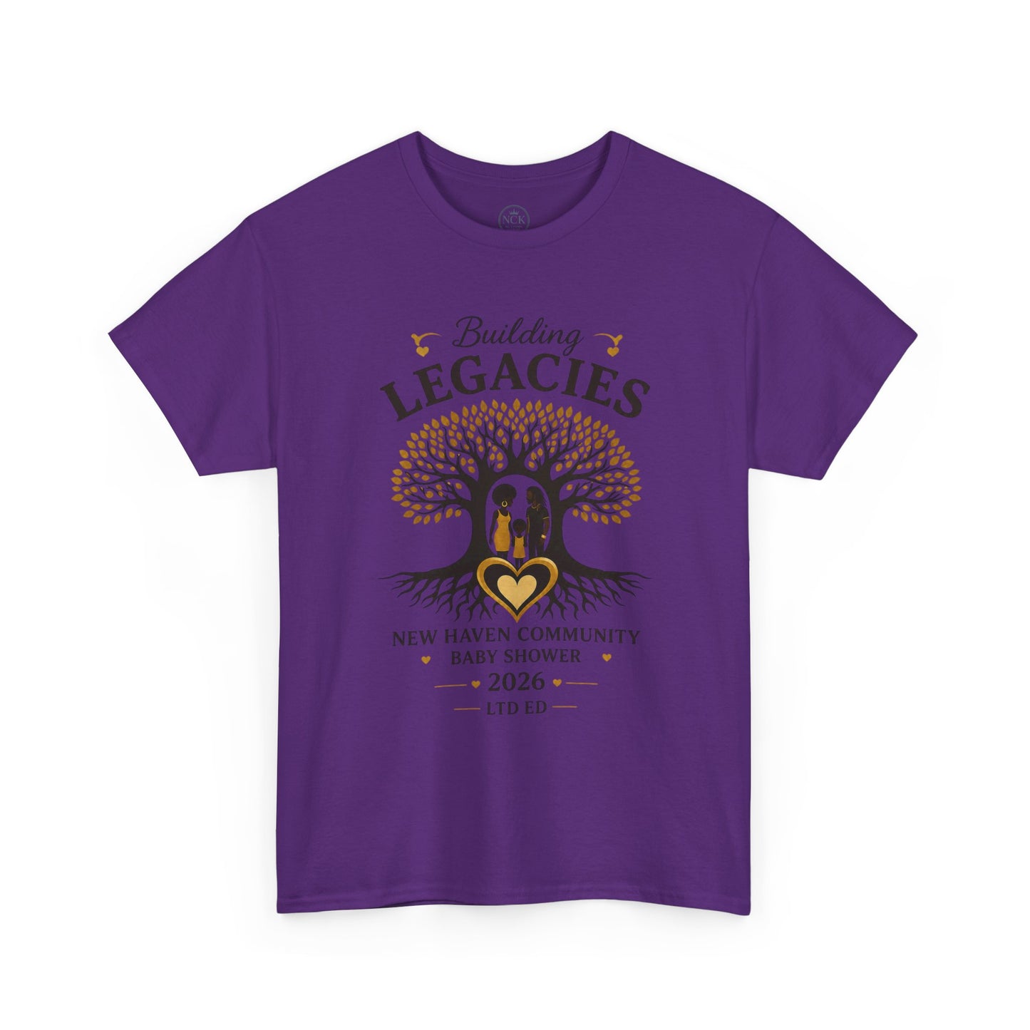 Building Legacies Baby Shower T-Shirt — New Haven Community 2026