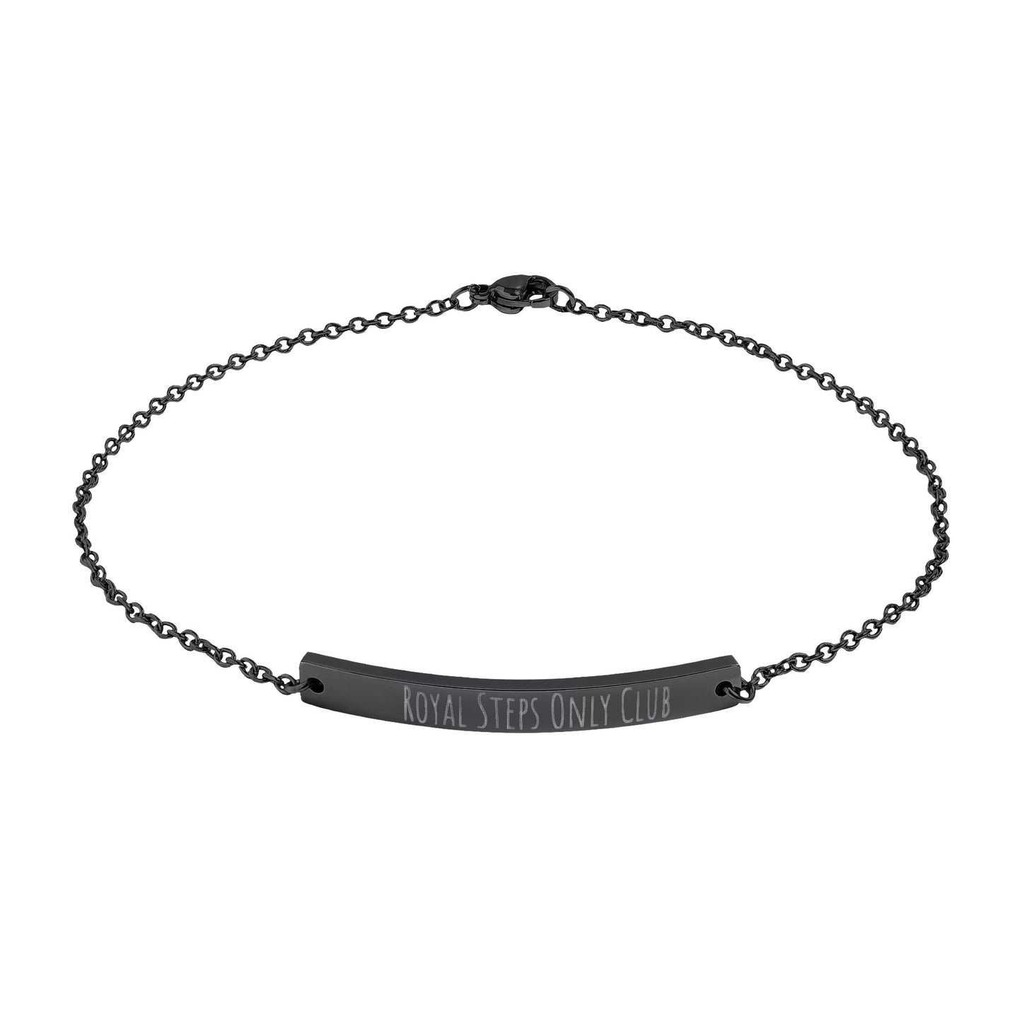 Curved Bar Anklet (Engraving)
