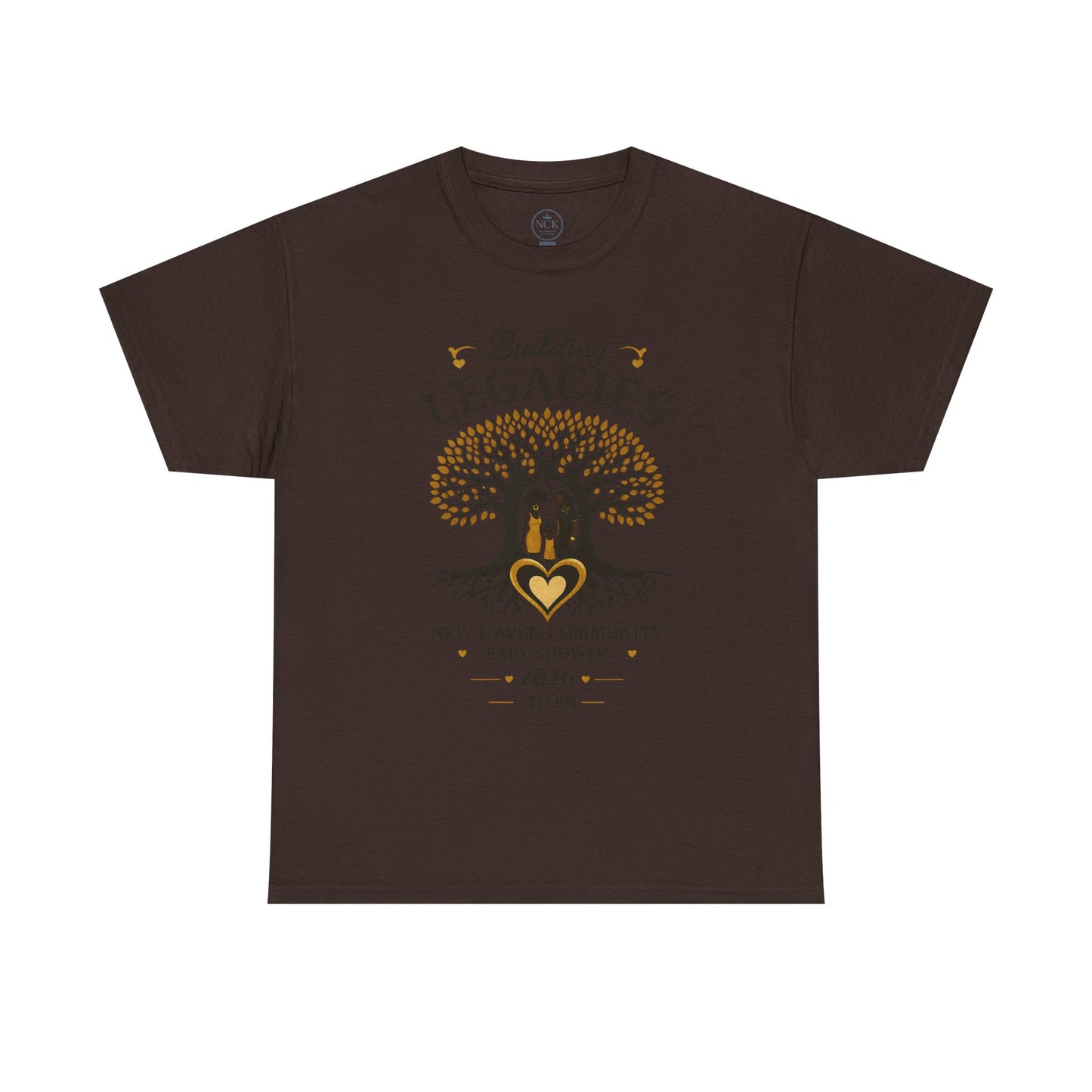 Building Legacies Baby Shower T-Shirt — New Haven Community 2026