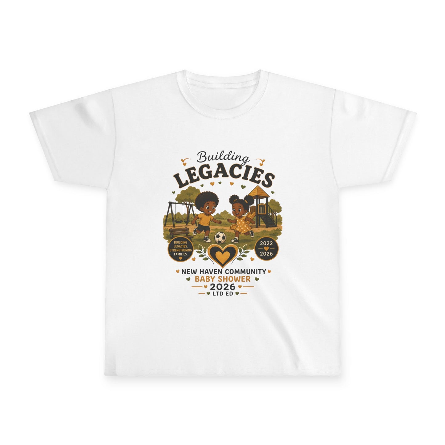 Youth Tee — "Building Legacies" Community Baby Shower 2026