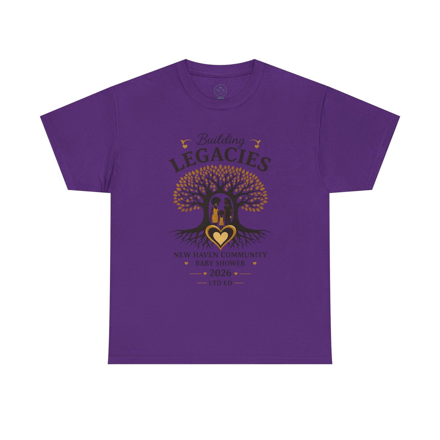 Building Legacies Baby Shower T-Shirt — New Haven Community 2026