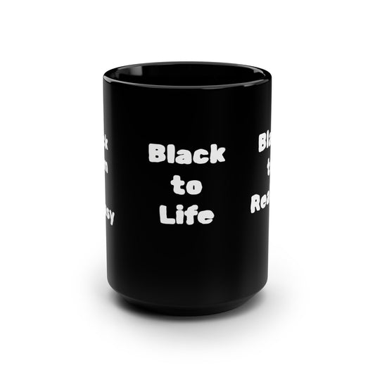 Black Mug, 15oz