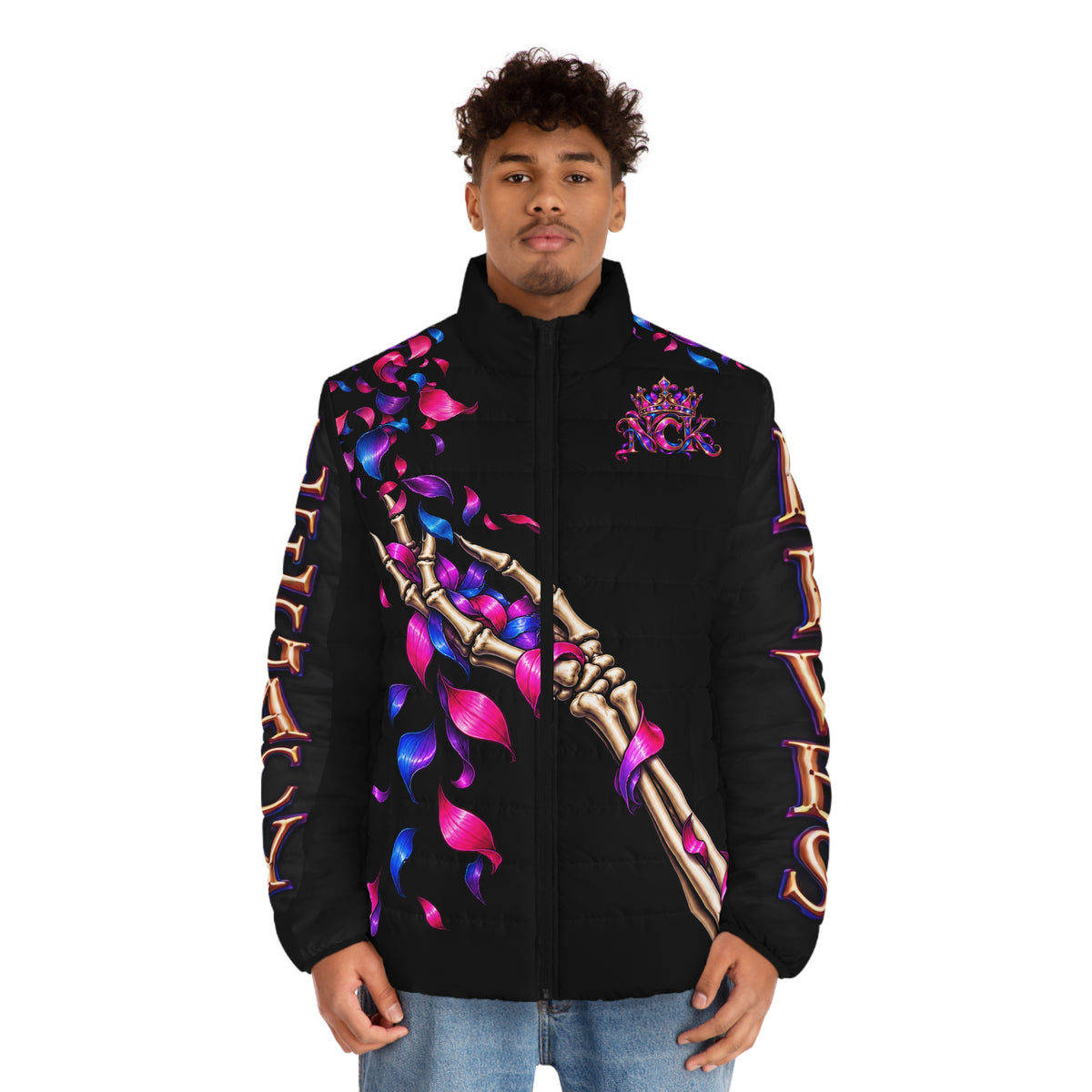 Men's Puffer Jacket (AOP)