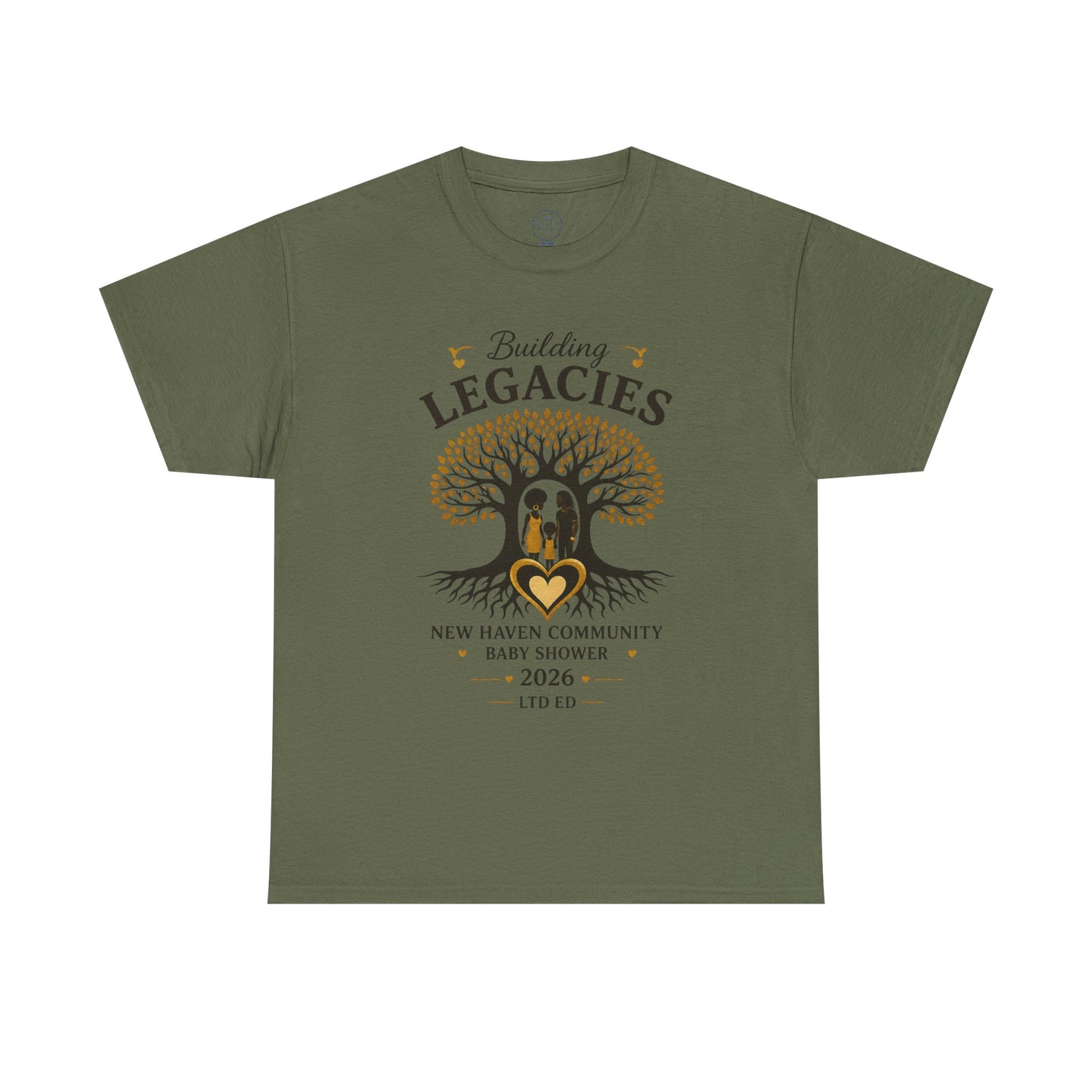 Building Legacies Baby Shower T-Shirt — New Haven Community 2026