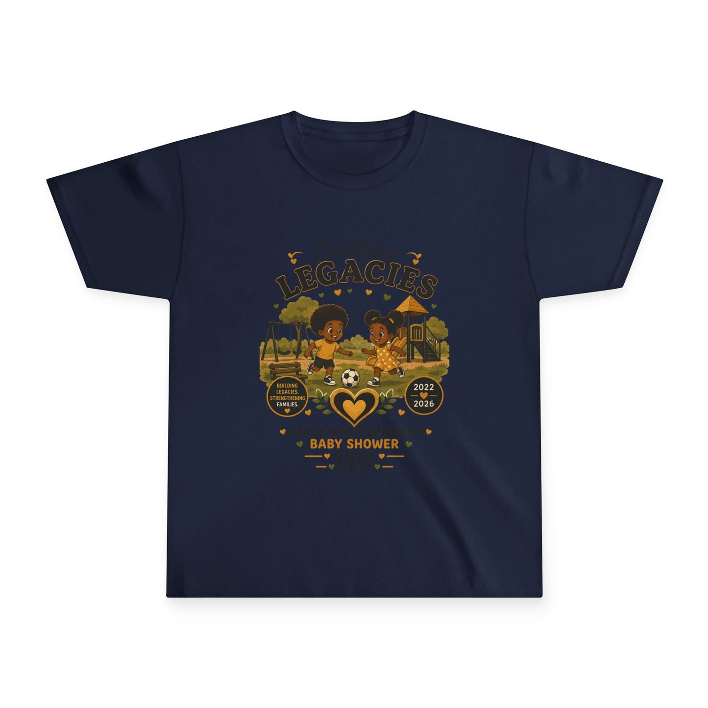 Youth Tee — "Building Legacies" Community Baby Shower 2026