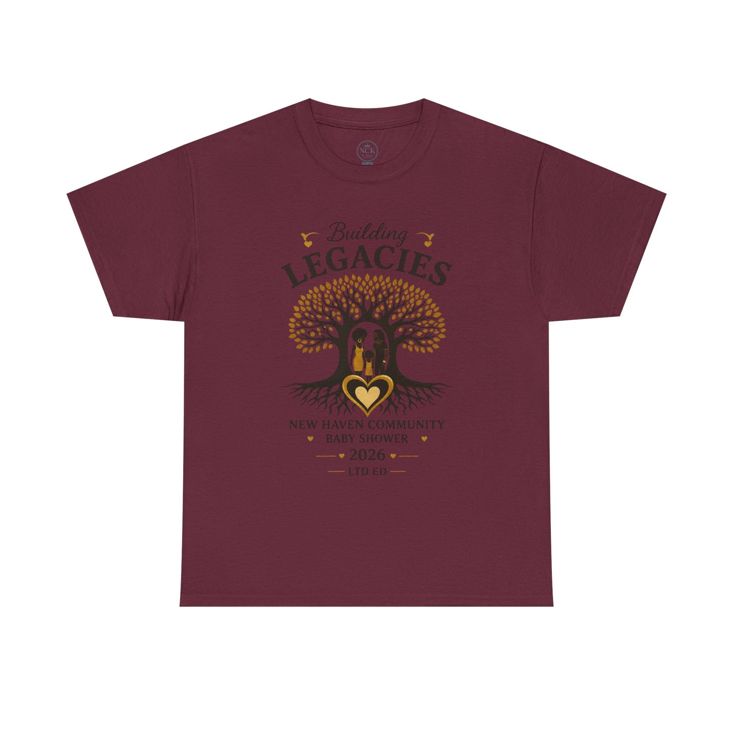 Building Legacies Baby Shower T-Shirt — New Haven Community 2026
