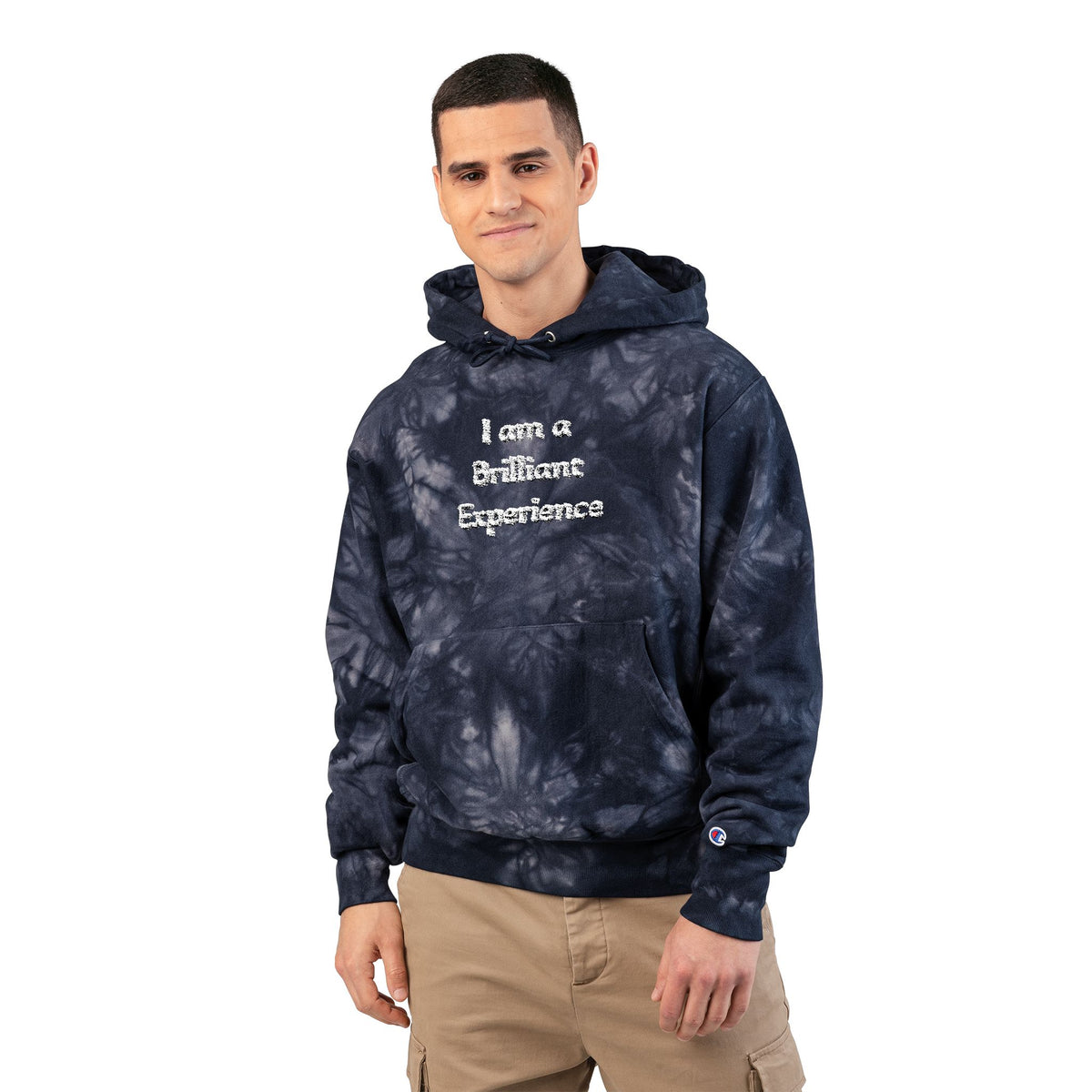 Unisex Champion Tie-Dye Hoodie (Embroidery)