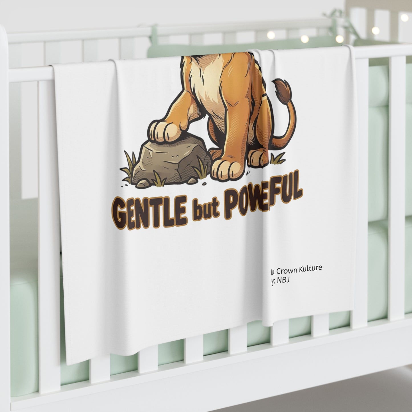 Baby Swaddle Blanket — Gentle but Powerful Lion Cub Swaddle (Gender Neutral, Newborn Gift)
