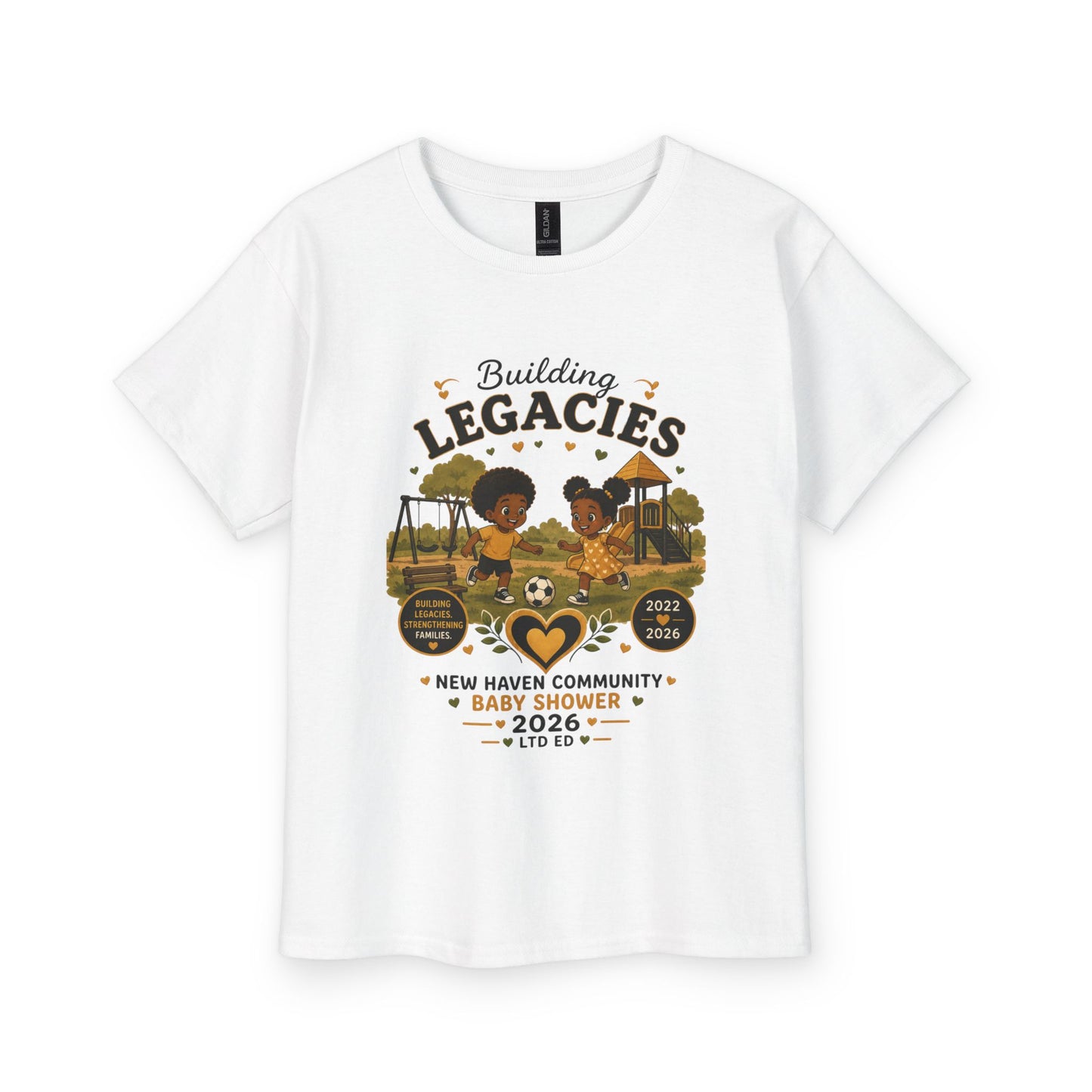 Youth Tee — "Building Legacies" Community Baby Shower 2026