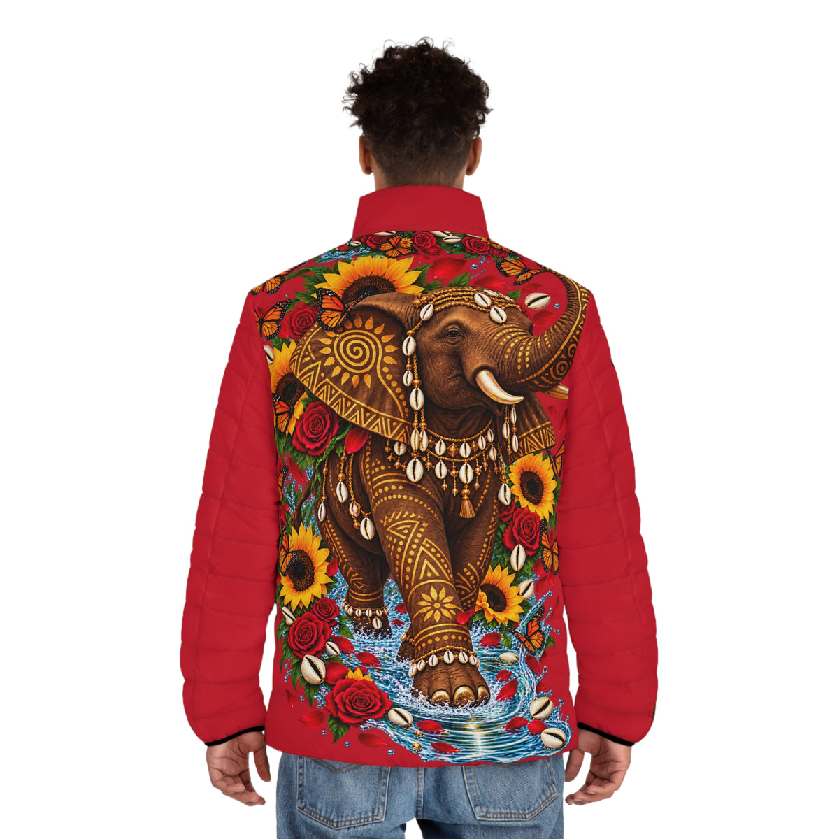 Men's Puffer Jacket (AOP)
