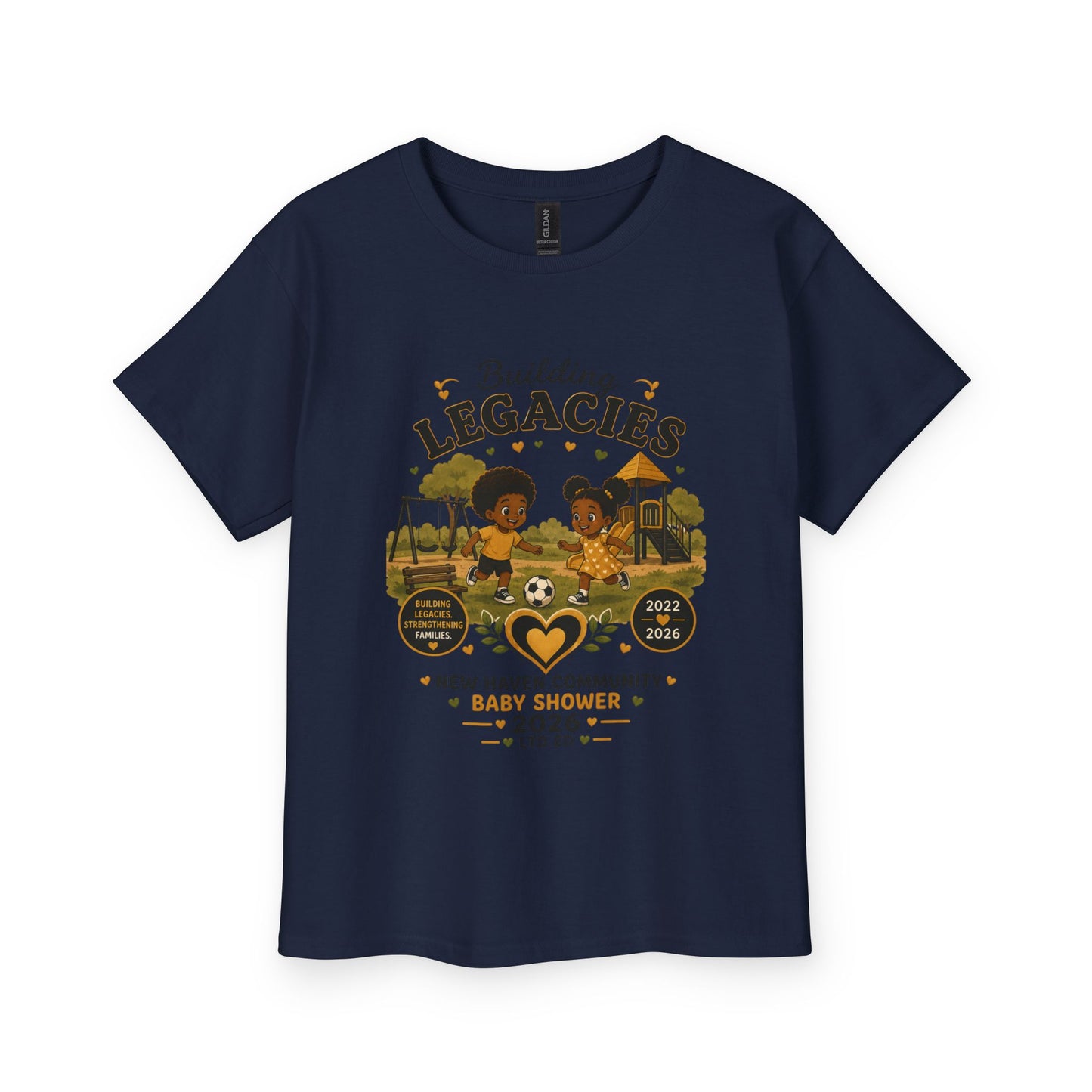 Youth Tee — "Building Legacies" Community Baby Shower 2026