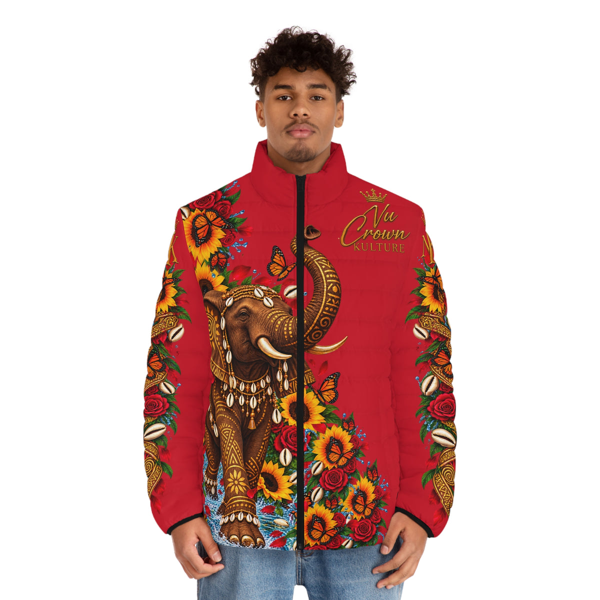 Men's Puffer Jacket (AOP)