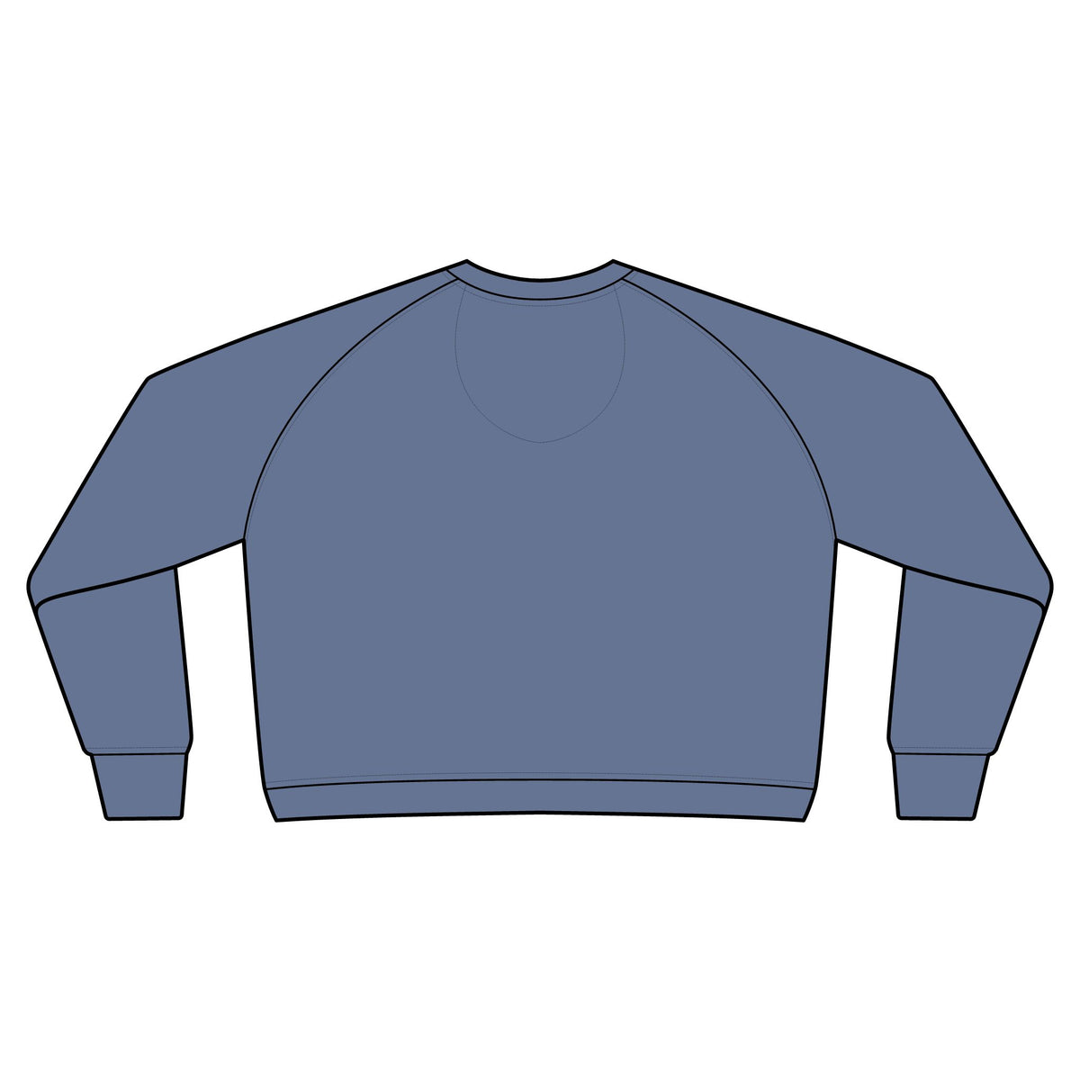 Women's Relaxed 3-End Boxy Fleece Crewneck Sweatshirt